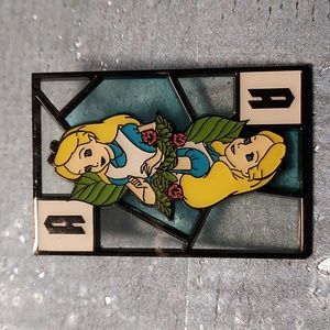 Alice in Wonderland Alice Card Loungefly Pin